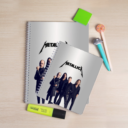 Тетрадь Metallica, цвет клетка - фото 3