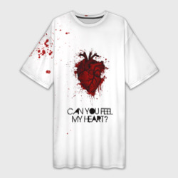 Платье-футболка 3D Can You Feel My Heart - BMTH