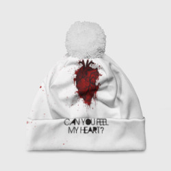 Шапка 3D c помпоном Can You Feel My Heart - BMTH