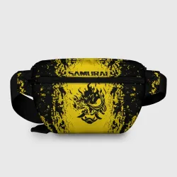 Поясная сумка 3D Cyberpunk 2077 Samurai logo