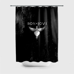 Штора 3D для ванной Bon Jovi