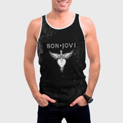 Мужская майка 3D Bon Jovi - фото 2