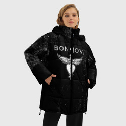 Женская зимняя куртка Oversize Bon Jovi - фото 2