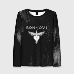 Женский лонгслив 3D Bon Jovi