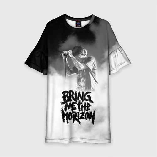 Детское платье 3D Bring Me the Horizon, цвет 3D печать