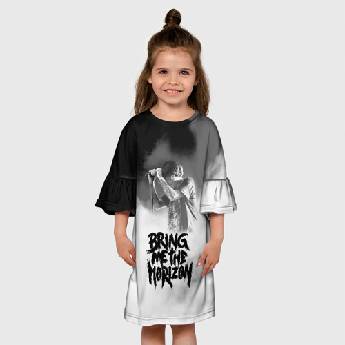 Детское платье 3D Bring Me the Horizon, цвет 3D печать - фото 4