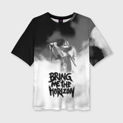 Женская футболка oversize 3D Bring Me the Horizon