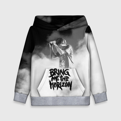 Детская толстовка 3D Bring Me the Horizon, цвет меланж