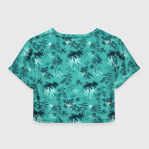 Женская футболка Crop-top 3D Tommy Vercetti, цвет 3D печать - фото 2