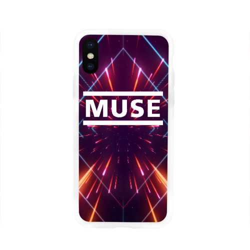 Чехол для Apple iPhone X силиконовый глянцевый MUSE Фото 01 Чехол для Apple iPhone X силиконовый глянцевый MUSE Фото 01