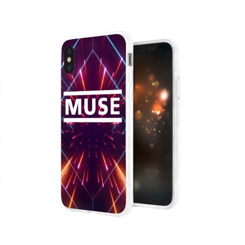 Чехол для Apple iPhone X силиконовый глянцевый MUSE Фото 01 Чехол для Apple iPhone X силиконовый глянцевый MUSE Фото 01