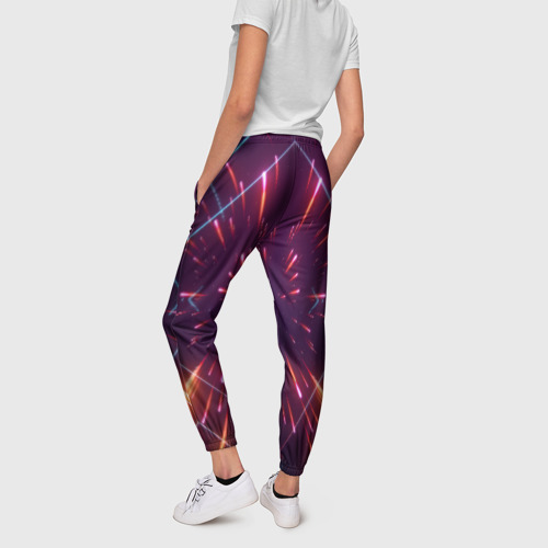 Женские брюки 3D MUSE, цвет 3D печать - фото 4