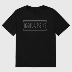 Женская футболка хлопок Oversize Muse