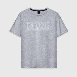 Muse – Женская футболка хлопок Oversize с принтом купить со скидкой в -16%