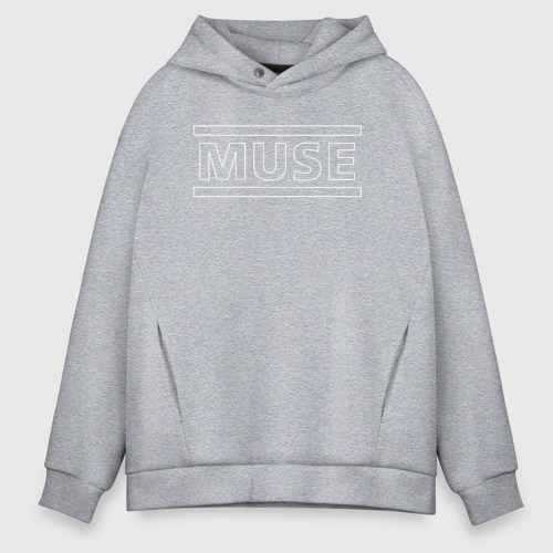 Мужское худи Oversize хлопок Muse, цвет меланж