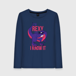 Женский лонгслив хлопок I'm Rexy and I Know It