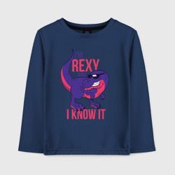 Детский лонгслив хлопок I'm Rexy and I Know It