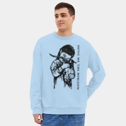 Мужской свитшот oversize без начеса хлопок Bring Me the Horizon - фото 2