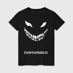 Disturbed face – Футболка из хлопка с принтом купить со скидкой в -20%