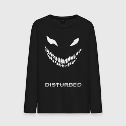 Мужской лонгслив хлопок Disturbed face