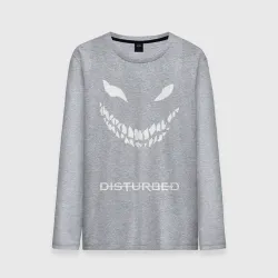 Мужской лонгслив хлопок Disturbed face