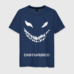 Мужская футболка хлопок Disturbed face