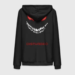 Мужская толстовка на молнии хлопок Disturbed face