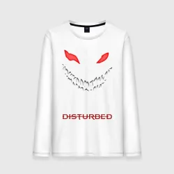 Мужской лонгслив хлопок Disturbed face