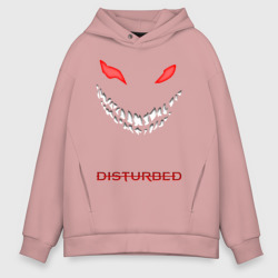 Мужское худи Oversize хлопок Disturbed face