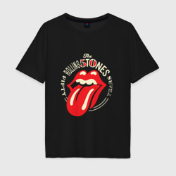 Мужская футболка хлопок Oversize Rolling Stones