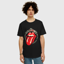 Мужская футболка хлопок Oversize Rolling Stones - фото 2
