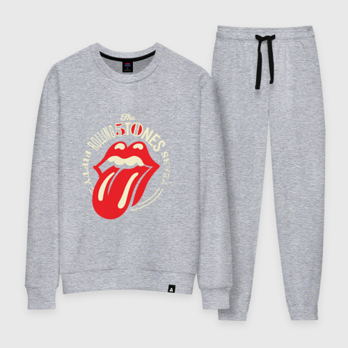 Женский костюм хлопок Rolling Stones, цвет меланж