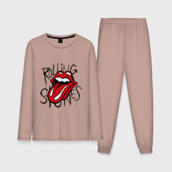 Мужская пижама с лонгсливом хлопок Rolling Stones