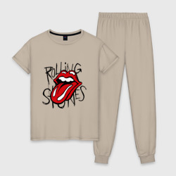 Женская пижама хлопок Rolling Stones