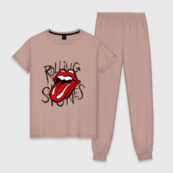 Женская пижама хлопок Rolling Stones