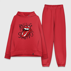 Женский костюм хлопок Oversize Rolling Stones