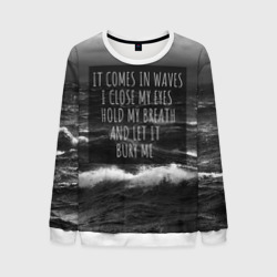 Мужской свитшот 3D Bring Me The Horizon - it comes in waves