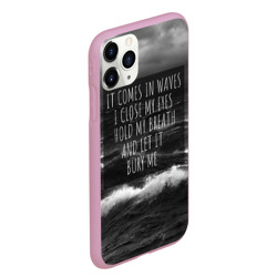 Чехол для iPhone 11 Pro Max матовый Bring Me The Horizon - it comes in waves - фото 2