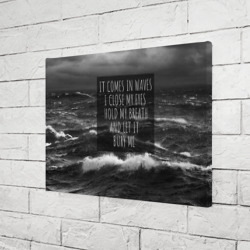 Холст прямоугольный Bring Me The Horizon - it comes in waves - фото 2