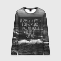 Мужской лонгслив 3D Bring Me The Horizon - it comes in waves