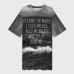 Платье-футболка 3D Bring Me The Horizon - it comes in waves