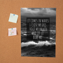 Постер Bring Me The Horizon - it comes in waves - фото 2