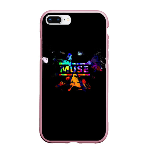 Чехол для iPhone 7Plus/8 Plus матовый Muse, цвет розовый