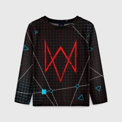 Детский лонгслив 3D Watch dogs legion