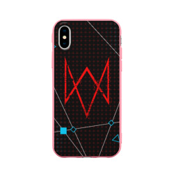 Чехол для iPhone X матовый Watch dogs legion