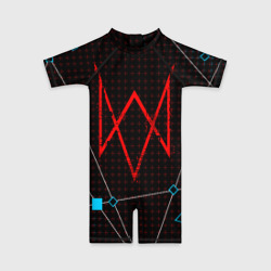 Детский купальный костюм 3D Watch dogs legion