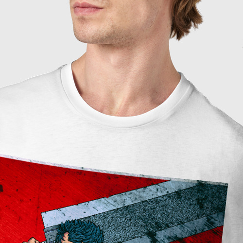 Мужская футболка хлопок Berserk poster, цвет белый - фото 6