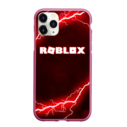 Чехол для iPhone 11 Pro Max матовый Roblox, цвет малиновый