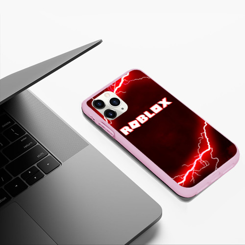 Чехол для iPhone 11 Pro Max матовый Roblox, цвет розовый - фото 5