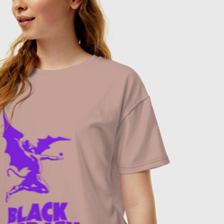 Женская футболка хлопок Oversize Black Sabbath - фото 2
